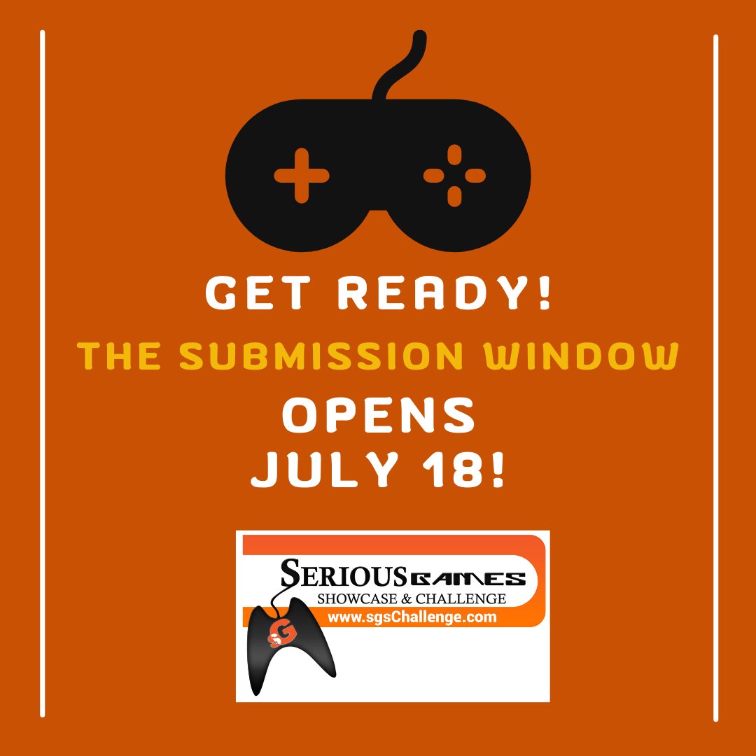 We can't wait for the 2022 Serious Games Showcase &amp; Challenge! Submissions open July 18 -- watch for more details! <a href="/iitsec/">I/ITSEC</a>  #seriousgames #sgschallenge
