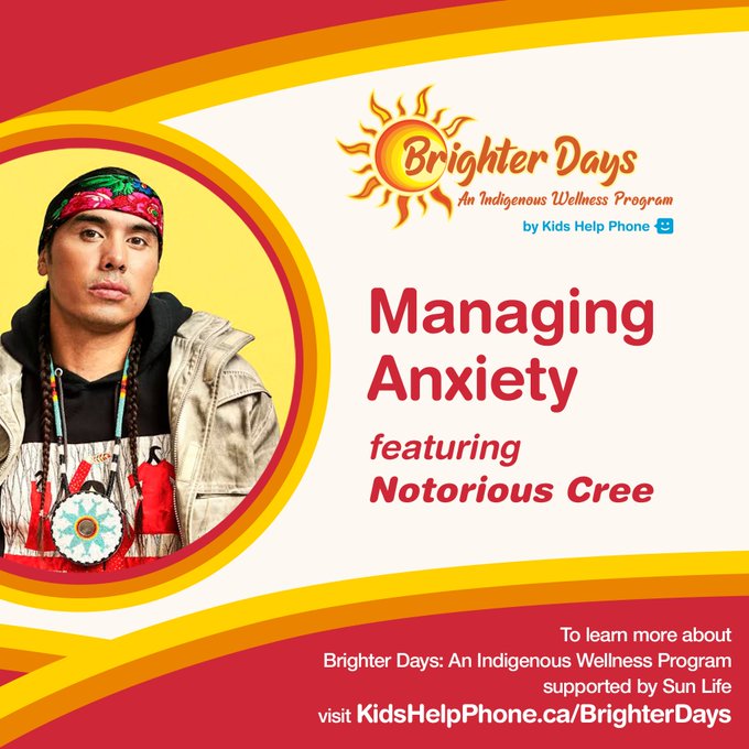 AB_Students's tweet photo. RT @KidsHelpPhone: Register today for Brighter Days: An Indigenous Wellness Program supported by @SunLifeCA for Indigenous youth ages 6 to 29: https://t.co/5dND3pQAYa https://t.co/UmspaWurqa