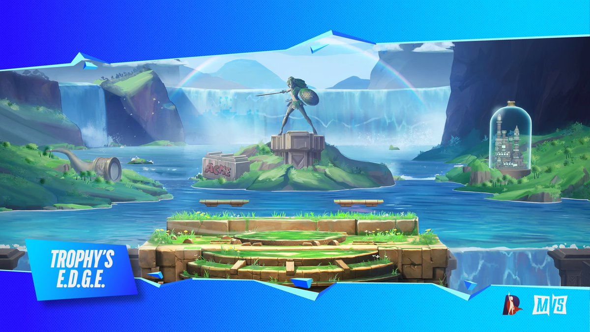 multiversus's tweet photo. Trophy's E.D.G.E. is the perfect place for a game of I Spy 👁️ #MultiVersus https://t.co/IstCEpUhl0