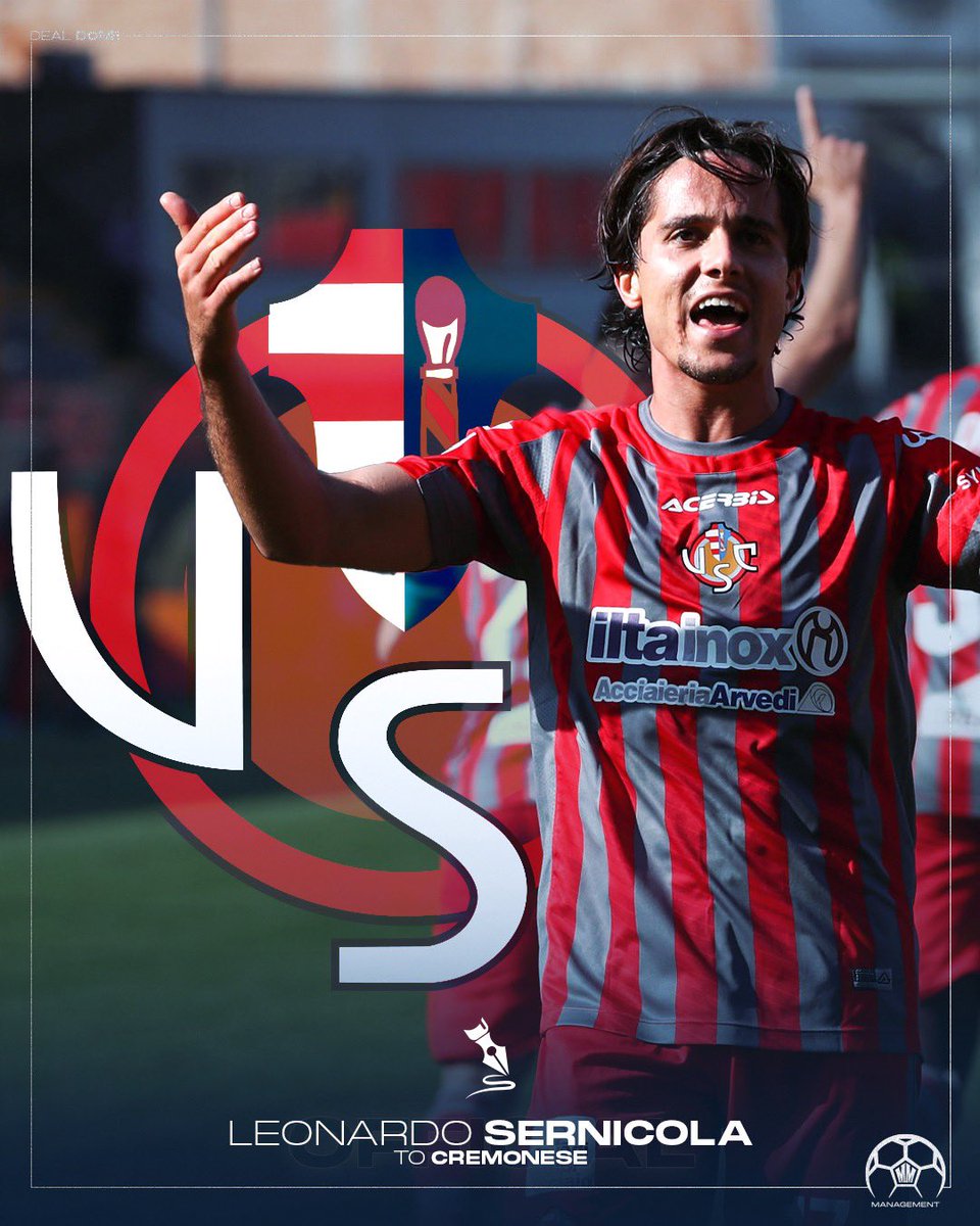 MM_Management_'s tweet photo. ๐๐๐๐๐๐๐๐๐ ๐ค ๐๐๐๐๐๐๐๐๐
โ๏ธ
Con la Cremo anche in Serie A! Leonardo รจ di nuovo grigiorosso ๐๐ด
Leonardo Sernicola joins Cremonese again! ๐ช
#MMManagement #Sernicola #Transfers #Cremonese https://t.co/vvJVvqyPuM