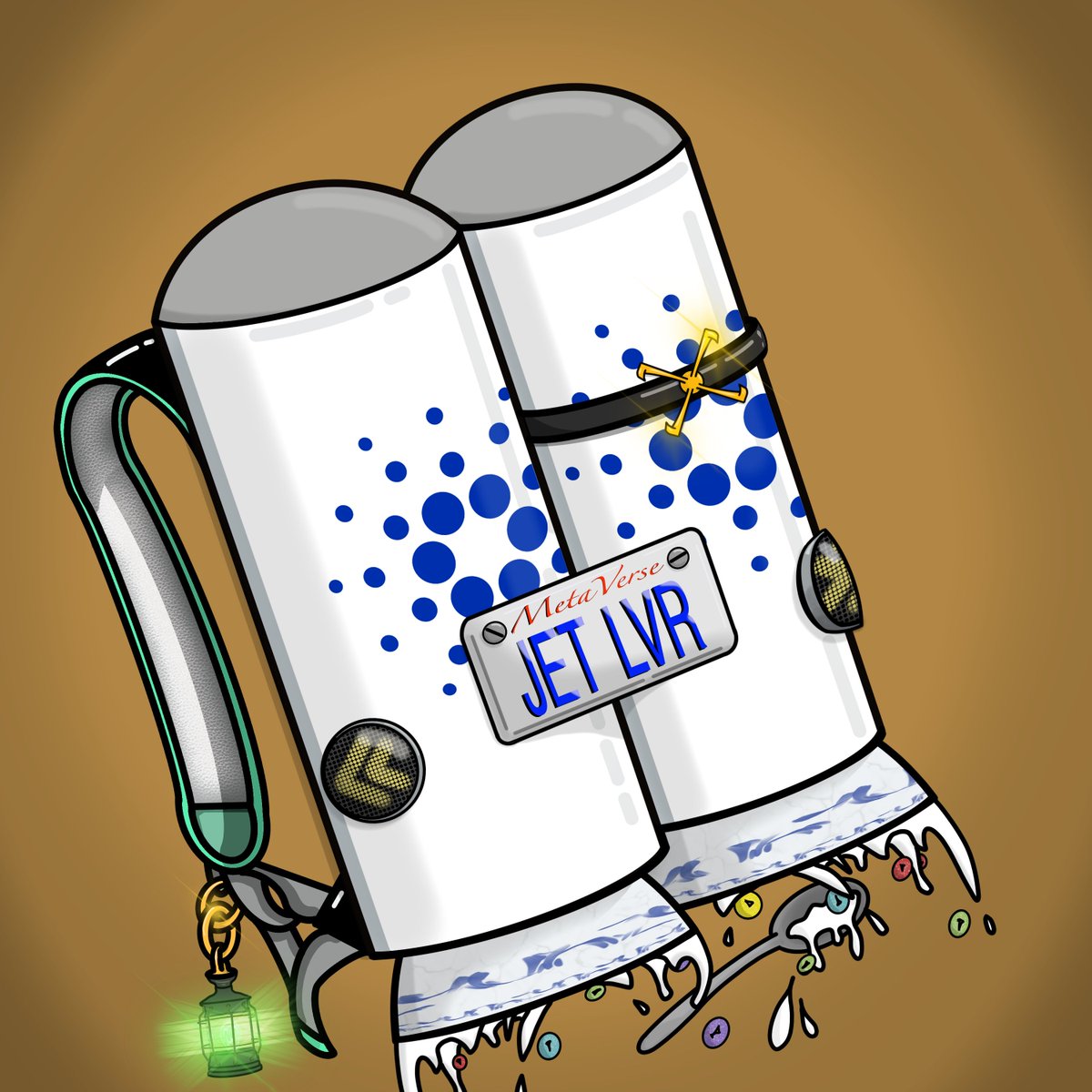KimoCryptoBTC's tweet photo. Did you know that you can actually fly these jetpacks in the Metaverse right now? Minting Now, get yours! #metajet @MetaJetCardano https://t.co/vuiLipm8Qv