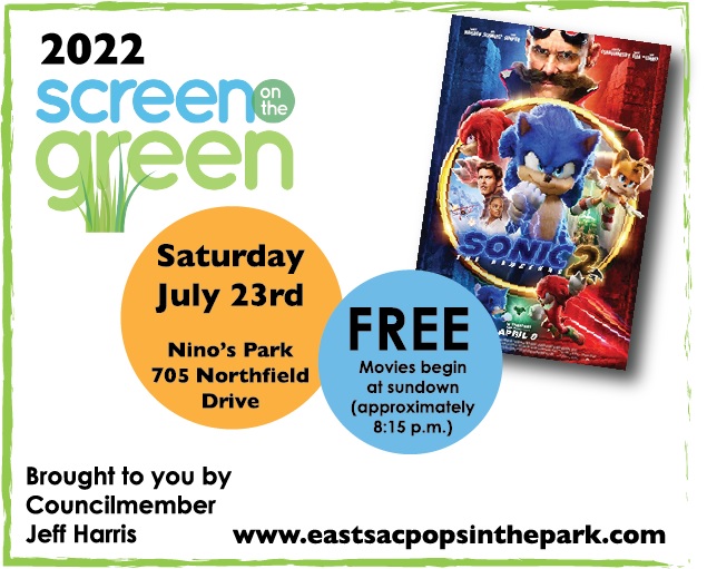 Free summertime entertainment! Please join us for Screen on the Green, a free outdoor movie event featuring Sonic the Hedgehog 2, a family friendly action-adventure comedy film based on the popular video game series. https://t.co/PeNlkypT4J