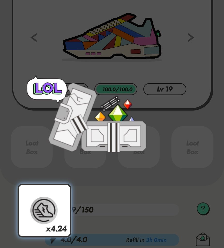 miner_ca's tweet photo. 👟stepn👟のMB、dp率上がったは嬉しいんだけど、明らかにgemとミンスクのdp率下がった気がする…ワタシだけ？＃stepn ＃M2E ＃stepnama ＃calorun ＃RunBlox https://t.co/LTUTZUduYe