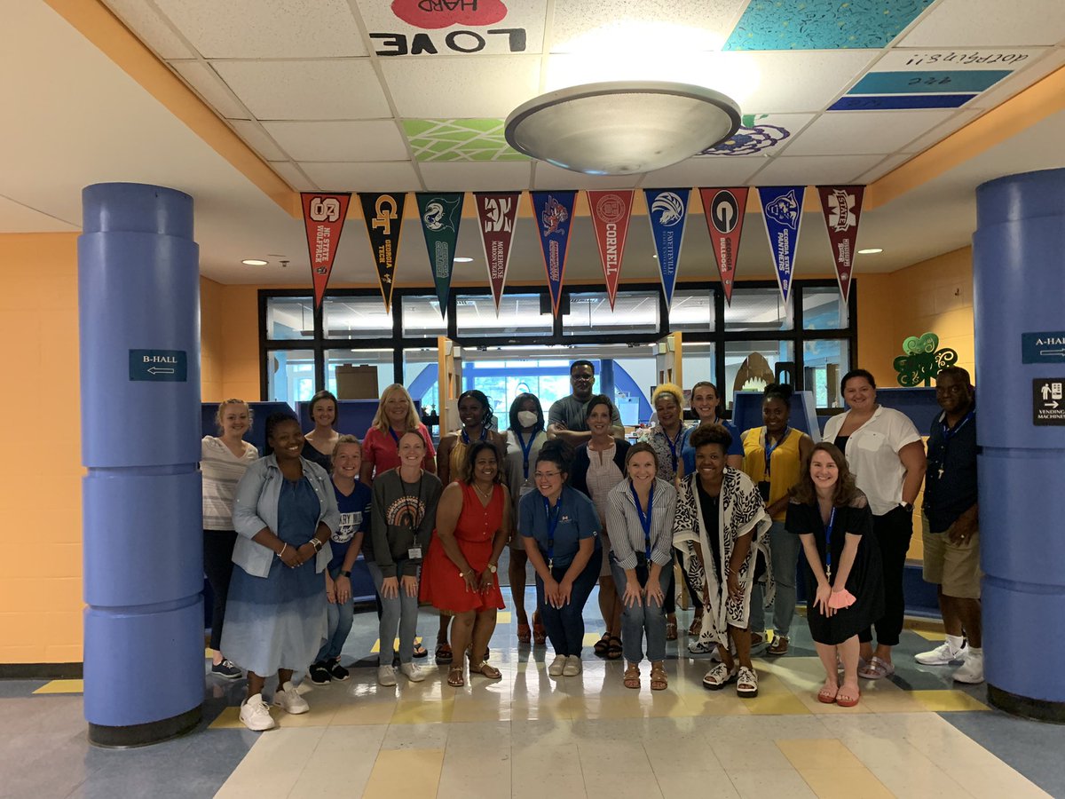 A huge “Thank YOU!” to this AMAZINGLY DEDICATED team! Your love for our Summer School students flowed in your classrooms and our halls EVERYDAY!!💙🐬💙 So grateful to have you!! <a href="/FultonCoSchools/">FultonCountySchools</a>