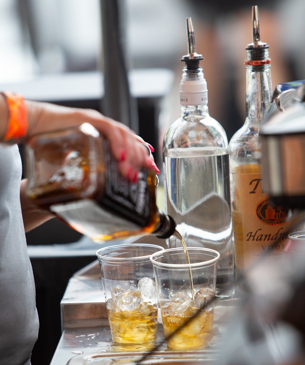 Get going with the good stuff. Raise your hand if you're planning on pairing a @titosvodka cocktail with your BBQ this weekend! 🙋 #denverbbqfest #titosvodka