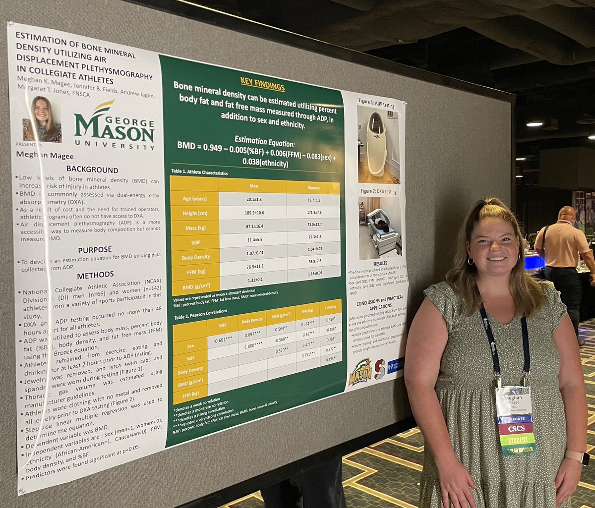 dr_mtjones8's tweet photo. So proud of these grad students. Great job with the posters! @MegKMagee @seoul_strength Adam Burke, @MarikaKorpinen #PatriotPerformanceLab #NSCACon22 @NSCA @MasonCEHD https://t.co/FQMNCnTRnk