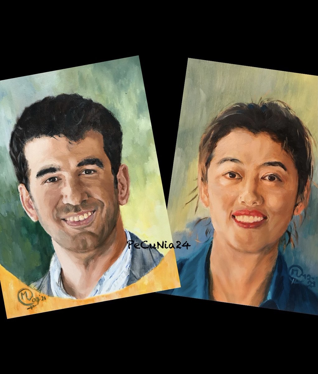 Thanks @ PeCuNia24 for these amazing hand-drawn portraits of Pi Network Founders Nicolas Kokkalis and Chengdiao Fan!!! #Pi2DayArt