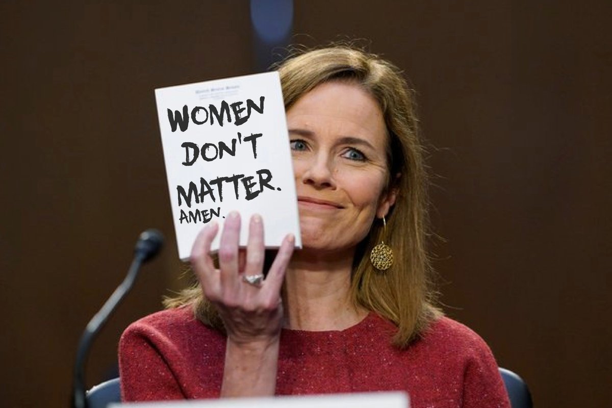 “If you’re asking whether I take my Catholic faith seriously, I do, though I would stress that my personal church affiliation or my religious belief would not bear on the discharge of my duties as a judge.” #amyconeybarrett #ohamy #amen