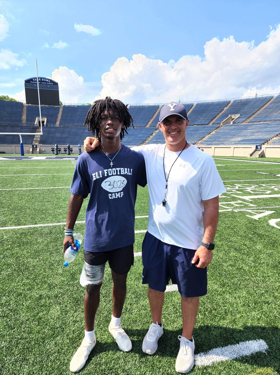 Had a great time today at camp and the visit, most def will come back! <a href="/CoachRenoYale/">Tony Reno</a> <a href="/coachjjanderson/">Jay Anderson</a> *clips in the comment section*