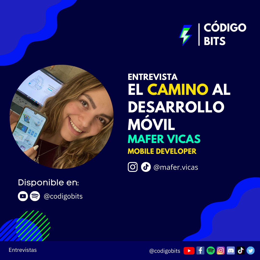 CodigoBits's tweet photo. Platicamos con @mafervicas , Mobile Developer 📱 sobre ¿Cómo empezar en el desarrollo móvil?, el software a la medida y algunos tips para iniciar en la programación 🚀
Disponible en nuestro canal de YouTube: https://t.co/Dvy8ZKec3L
#codigobits #programación #mobile #developer https://t.co/IW1RvnaLPS
