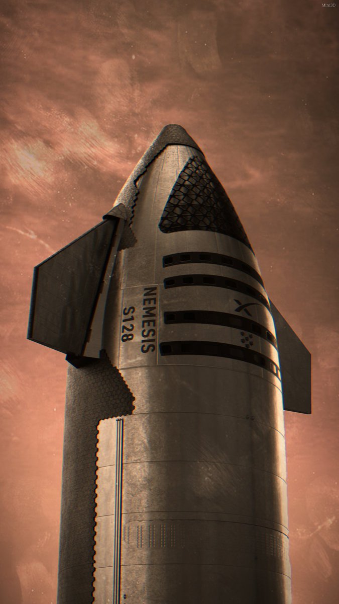 MiniGCyt's tweet photo. NEMESIS 
S128
#SpaceX #Starship https://t.co/qXRvdcUVFJ