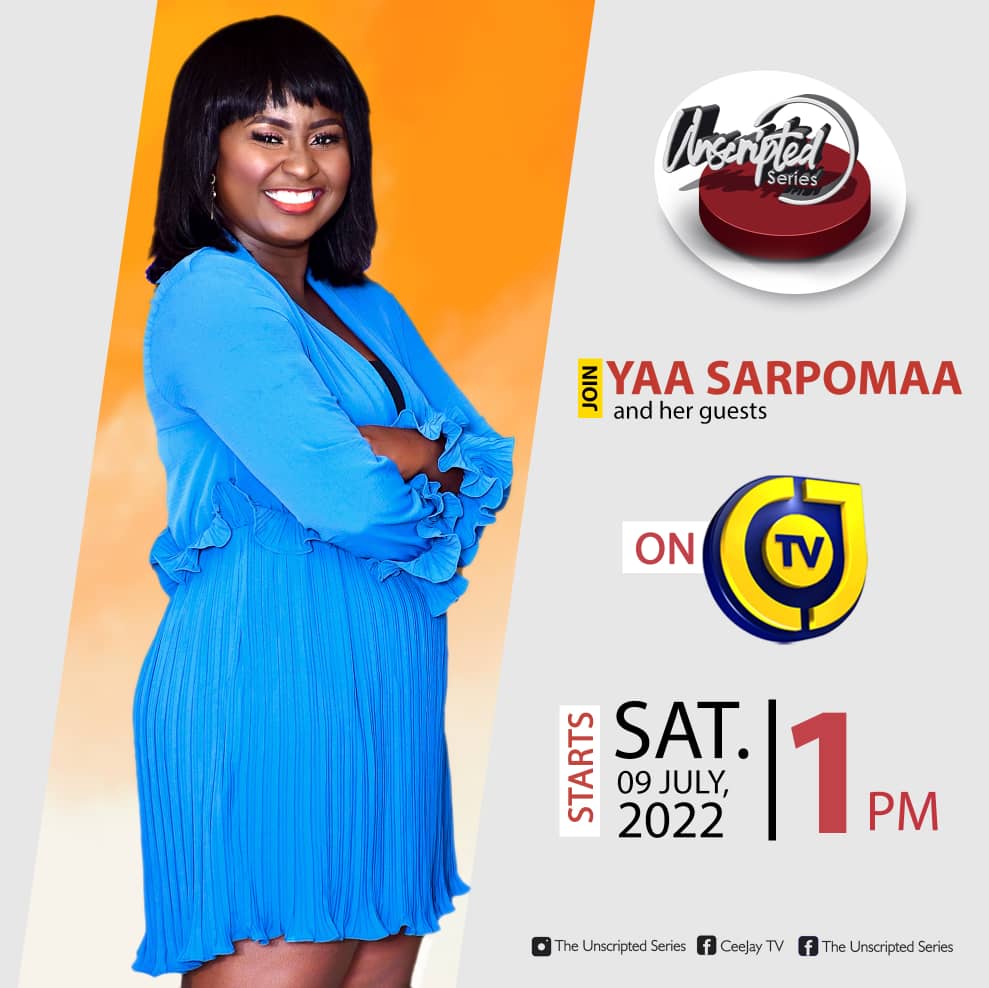 ysarpomaa's tweet image. Join us tomorrow at exactly 1pm on @ceejaytv_gh
for #TheUnscriptedSeries 

I always love to hear from you. Lets be interactive as much as we can

#TheUnscriptedSeries #TVTalkShow #TalkShow