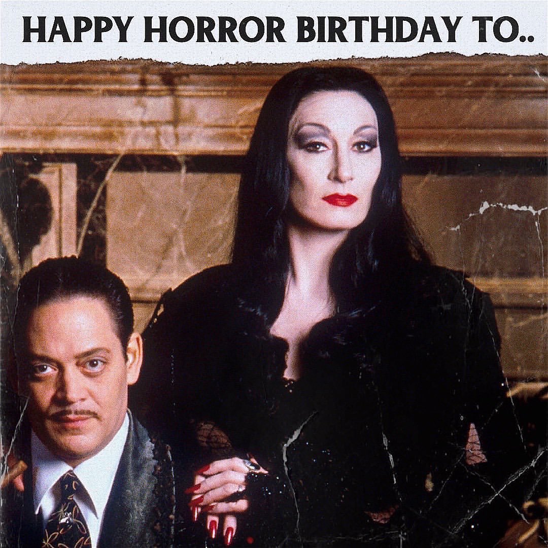 A Happy Horror Birthday to ANJELICA HUSTON - born in 1951! 
