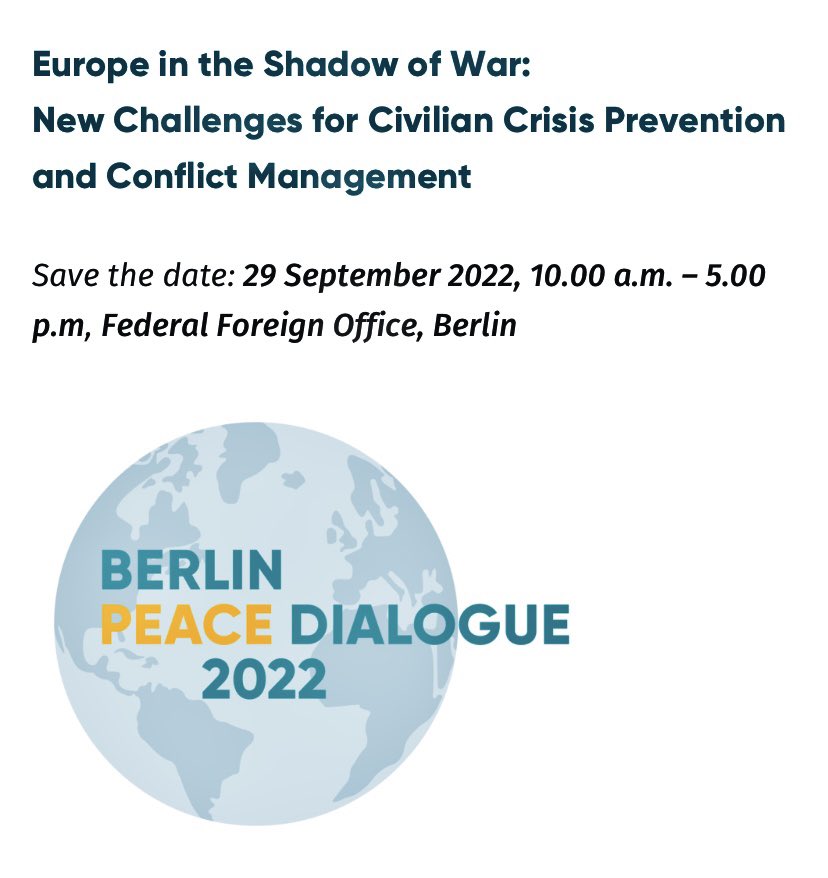 #BerlinPeaceDialogue