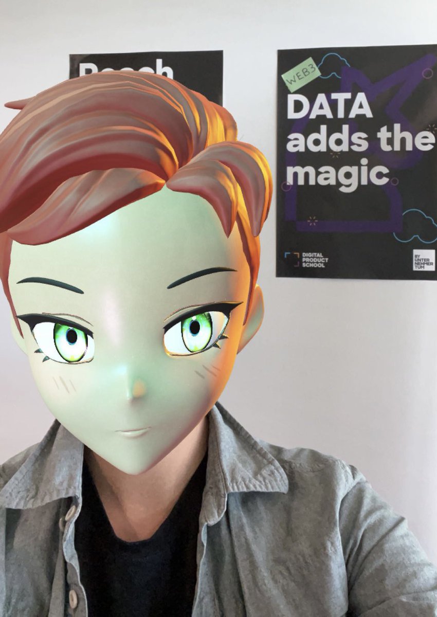 patr2ck_'s tweet photo. Thanks @RTFKT for the 3d Model. Next level immersion - show me your 3d avatar filter. #cloneFollowsClone https://t.co/qqT0B2IuAz