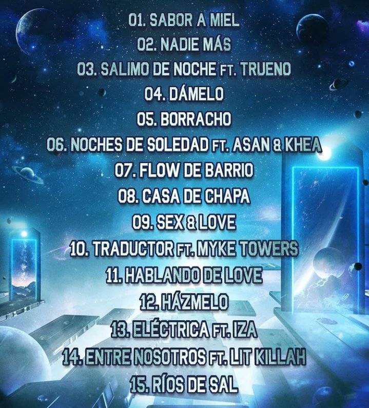 khea será parte del álbum "Portales" de Tiago Pzk! con la canción "NOCHES DE SOLEDAD" en la que también será parte Asan. 

- dicha canción y álbum se lanzarán el 21/07.