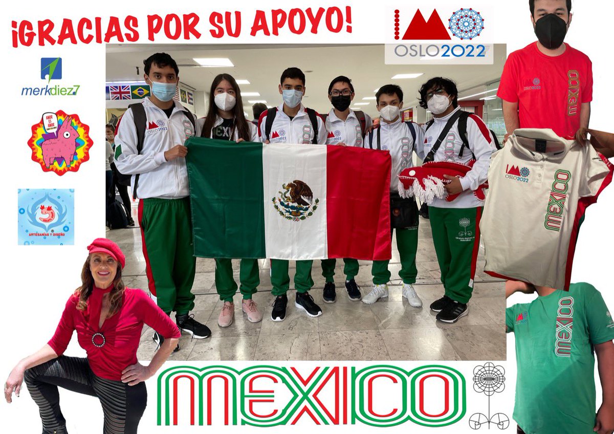 CDMXOMM's tweet photo. Muchas gracias a Rosa Gloria Chagoyán y su esposo Rolando Fernández por su patrocinio para los uniformes de nuestro equipo de ligas mayores, a @arturopootva por el diseño, a #MaryAchi por cubrebocas y camisetas y a @XolotlShop por la mascota del equipo #SomosOlímpicos #IMO2022 https://t.co/6uDBCjv6kj