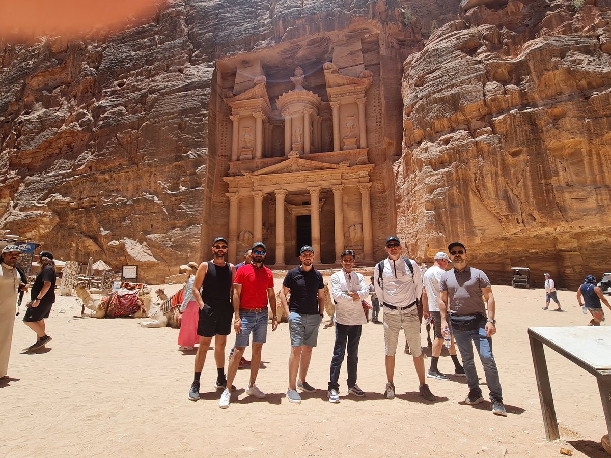 jaffal's tweet image. Amazing time in #Petra Jordan 🇯🇴 with @VargaT @arvindgehlot @ThakkarNilesh
Osama Heebe, Suhail Hijazi 
#sugmea
@TanasukTech 
@SUG_MEA 
@Sitecore