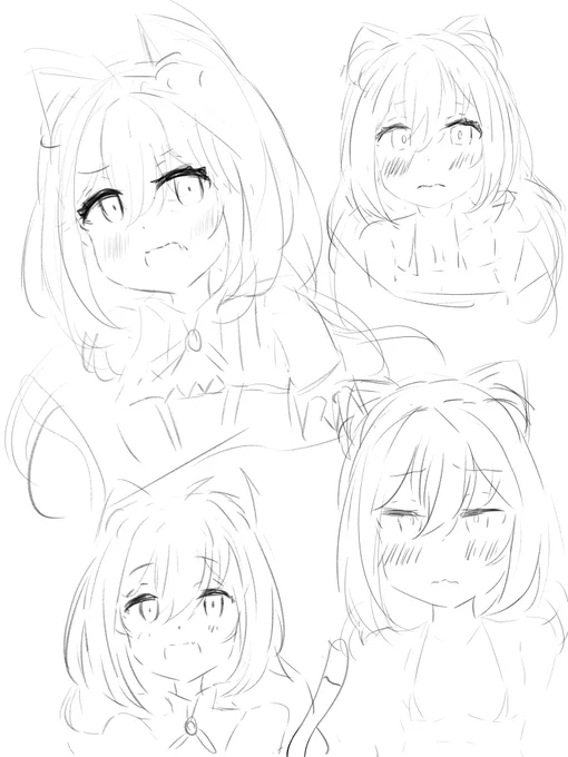 #プリコネR #キャル
キャル練習、触手でキャ虐するイラストを描く予定です 