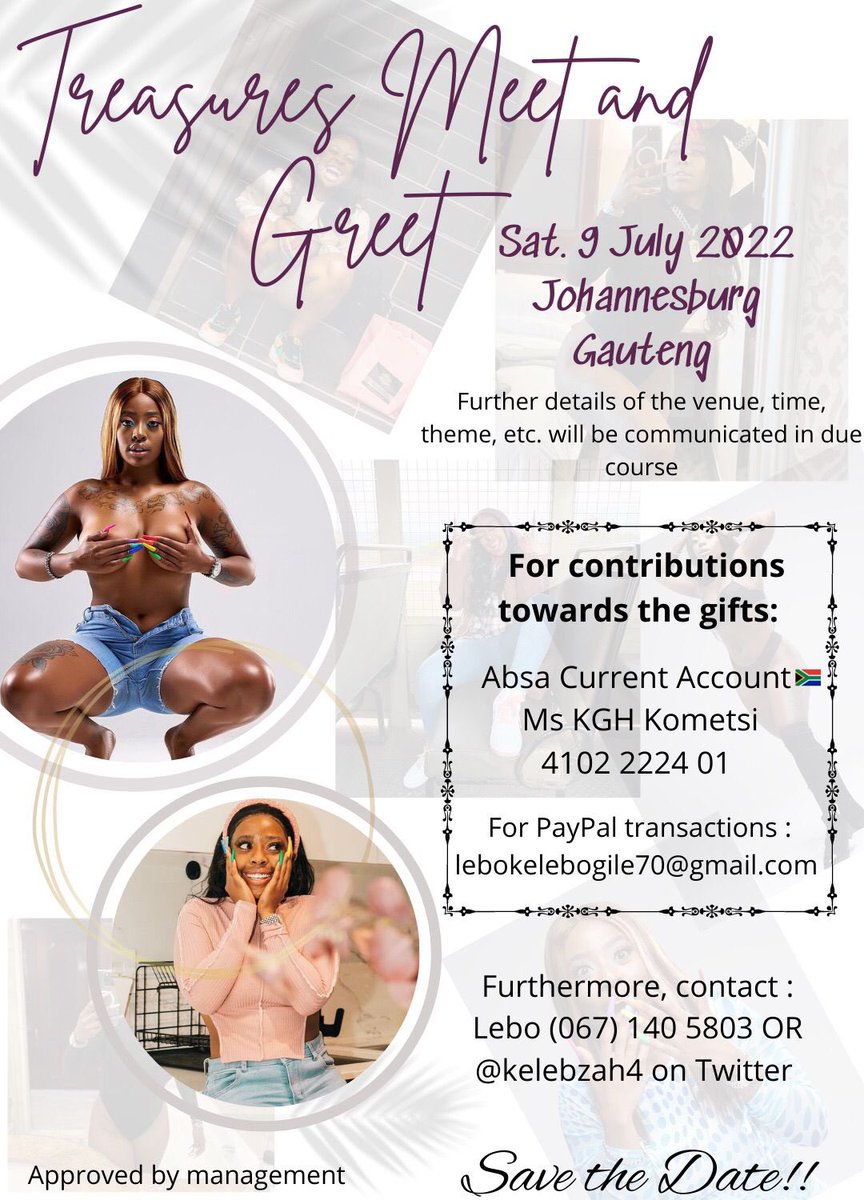 Lerato_Mabee's tweet photo. So we meet again  Gugu lwethu  @lifeofterrytreasure💎🎀

#PinkWeekendXTerry
TERRY THE HOST
TREASURES MEET AND GREAT
#TerryTreasure𓃵 https://t.co/4kAq4Brnau
