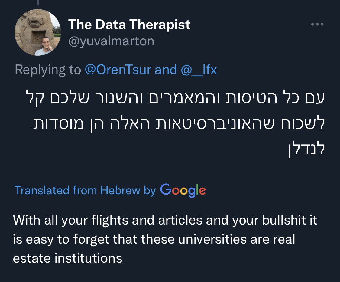 yuvalmarton's tweet image. עם יד על הלב (ועל הכיס) זה תרגום לא רע בכלל לשנור 😏
#נלפ
 #HumanLevelTranslation #neuralempty #nlproc