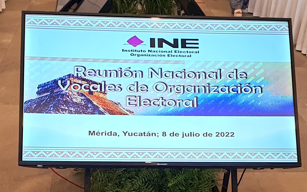 a_ramirez_h's tweet photo. Reunión Nacional de Vocales de Organización Electoral, en Mérida, Yucatán. https://t.co/dmYvJxCPd7