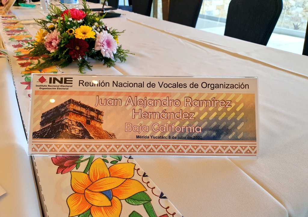 a_ramirez_h's tweet photo. Reunión Nacional de Vocales de Organización Electoral, en Mérida, Yucatán. https://t.co/dmYvJxCPd7
