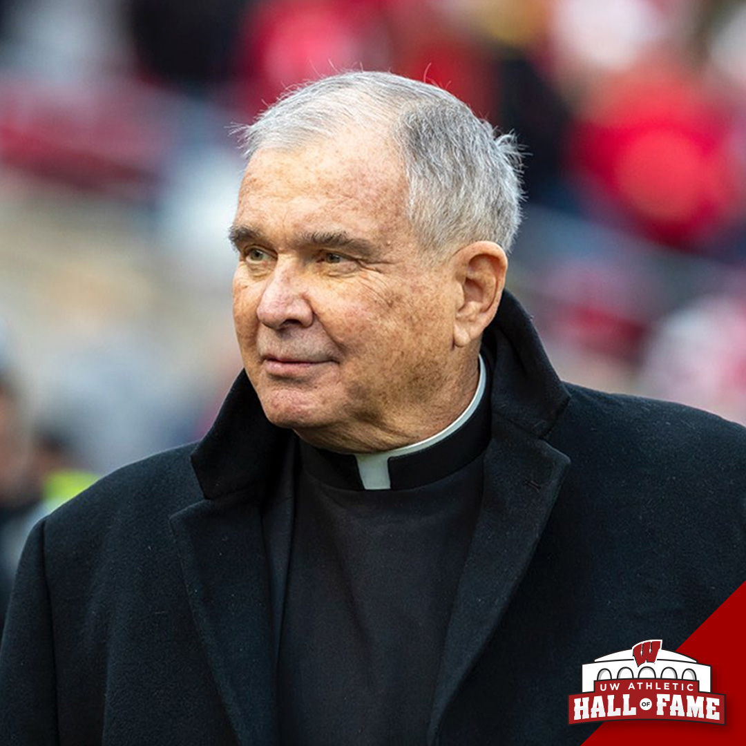 BadgerFootball's tweet photo. Counselor, mentor, friend. Monsignor Michael Burke was that and more to countless Badgers over four decades.

We're proud to honor the memory of Father Mike with a place in the UW Athletic Hall of Fame Class of 2022

🔗https://t.co/DtFtnrtciI https://t.co/Z7pkz6OUxr