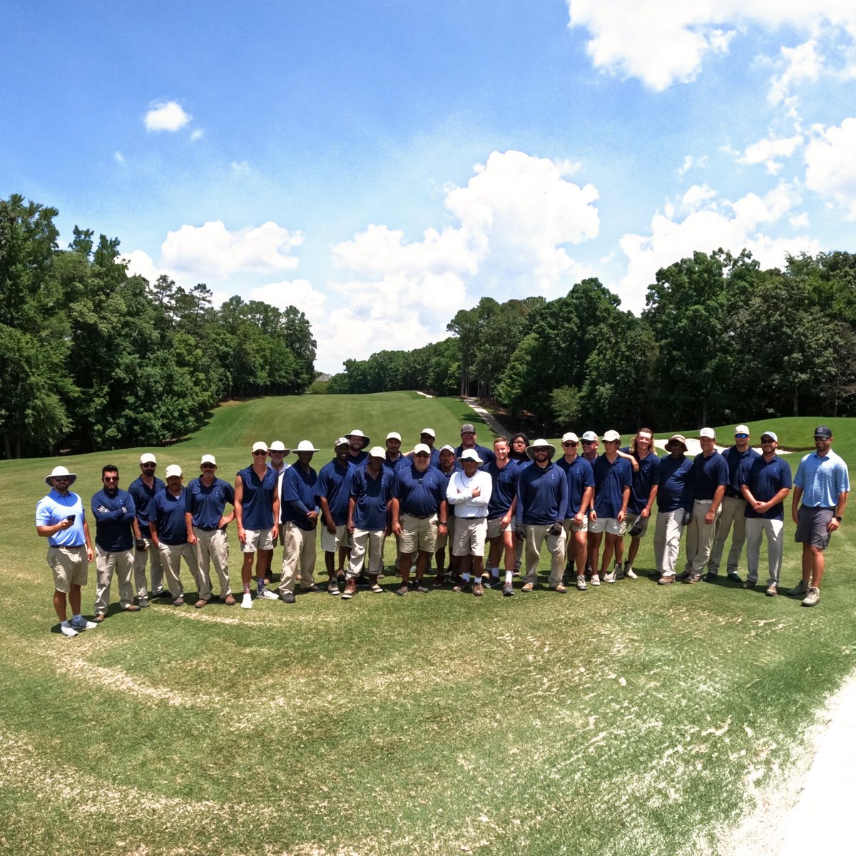 2022 aerification is a wrap.  #wehere #carmelcountryclub #northcourse