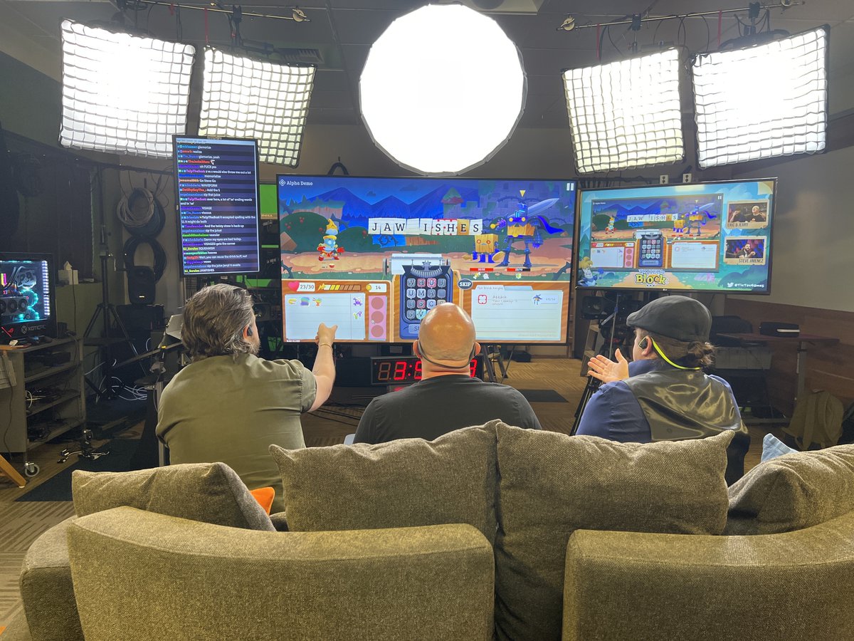 TicTocGames's tweet photo. We're playing Writer's Block with Penny Arcade's @TychoBrahe right now! Hop on Twitch and join the party!

https://t.co/1NzhkDp0Hn https://t.co/hNJguHMJXL