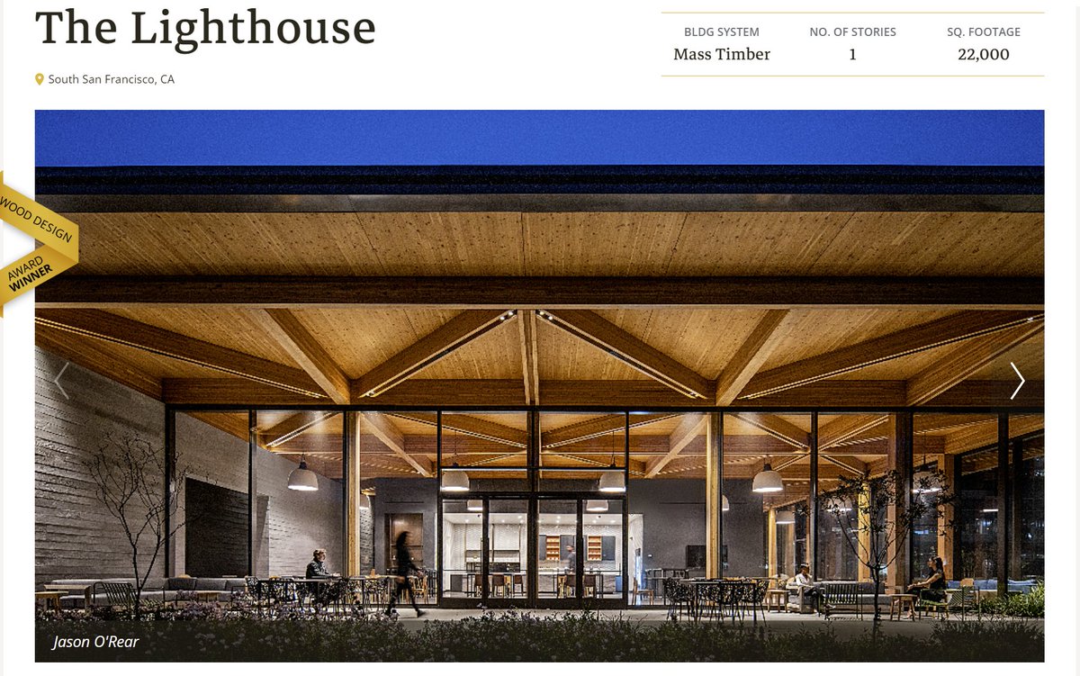 Beautiful indeed! The winner of WoodWork Innovation Networks Beauty in Wood Award, The Lighthouse, is a sight to behold. Thanks to <a href="/gensler_design/">Gensler</a> for bringing us on for #acoustics. woodworksinnovationnetwork.org/projects/847