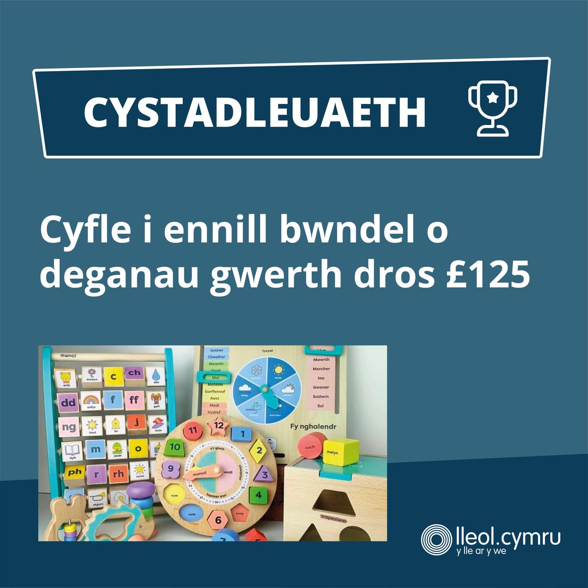 lleoldotcymru's tweet photo. ** CYFLE OLAF **
Cyfle i ennill bwndel o deganau pren gan gwmni @mwncicymru.
Er mwyn cystadlu:
>> HOFFWCH a RHANNWCH y neges yma
>> YMGEISIWCH >> https://t.co/bpMDtW6oOj
#PobLwc #Lwcus #Cystadleuaeth https://t.co/XrzIyuiZsY