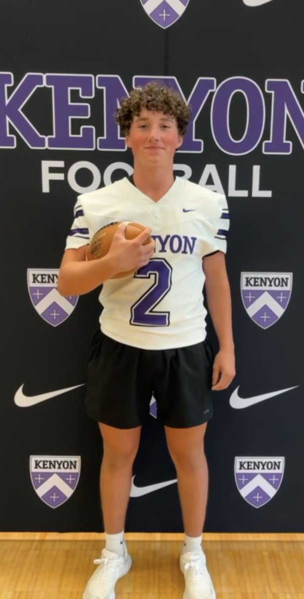 Had a great visit at <a href="/KenyonFootball/">Kenyon Football</a> thanks <a href="/coachR_Brown/">❄️Robbie Brown❄️</a> for the invite!