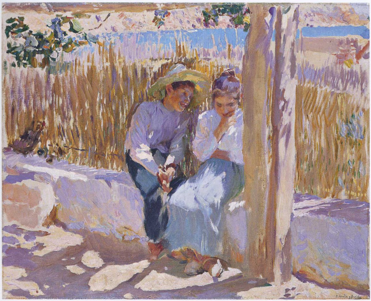 Idyll, Javea, 1900 #impressionism #sorolla wikiart.org/en/joaqu-n-sor…