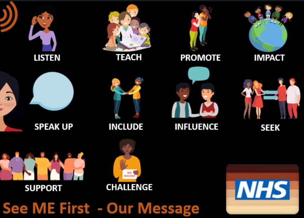 @yvonnecoghill1 @samrashidnhse @NHS_RHO @D_R_Williams1 #StrongerTogether #OurMessage #Equity #Inclusion  @Seemefirstbadge
