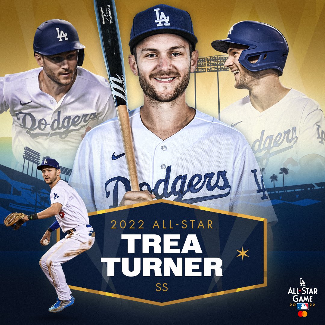 Los Angeles Dodgers on X: ALL-STAR STARTER, TREA TURNER