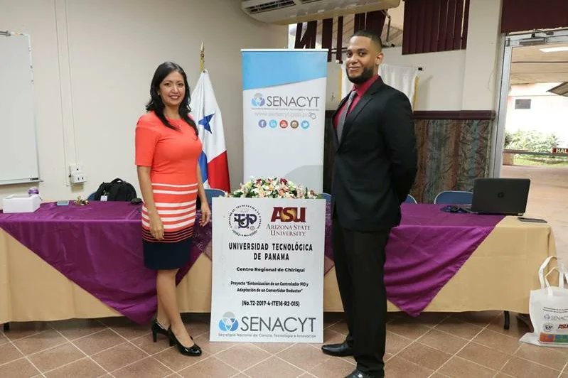 senacyt's tweet photo. La @utp_chiriqui presentó este viernes el cierre del proyecto “Sintonización de un Controlador PID y Adaptación de un Convertidor Reductor”, una iniciativa beneficiada a través de la Convocatoria Pública de Fomento a la Inserción de Talento Especializado 2016 de @senacyt. https://t.co/cVTjbFmlxx
