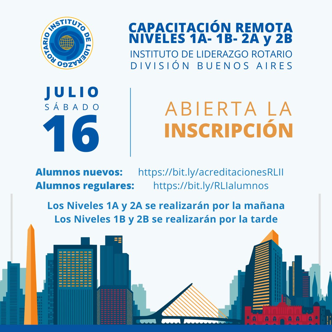 Instituto de Liderazgo Rotario | División Bs As tweet media