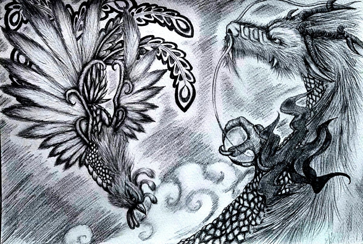 龍と鳳凰 のイラスト マンガ作品 3 件 Twoucan 龍と鳳凰 のイラスト マンガ作品 3 件 Twoucan