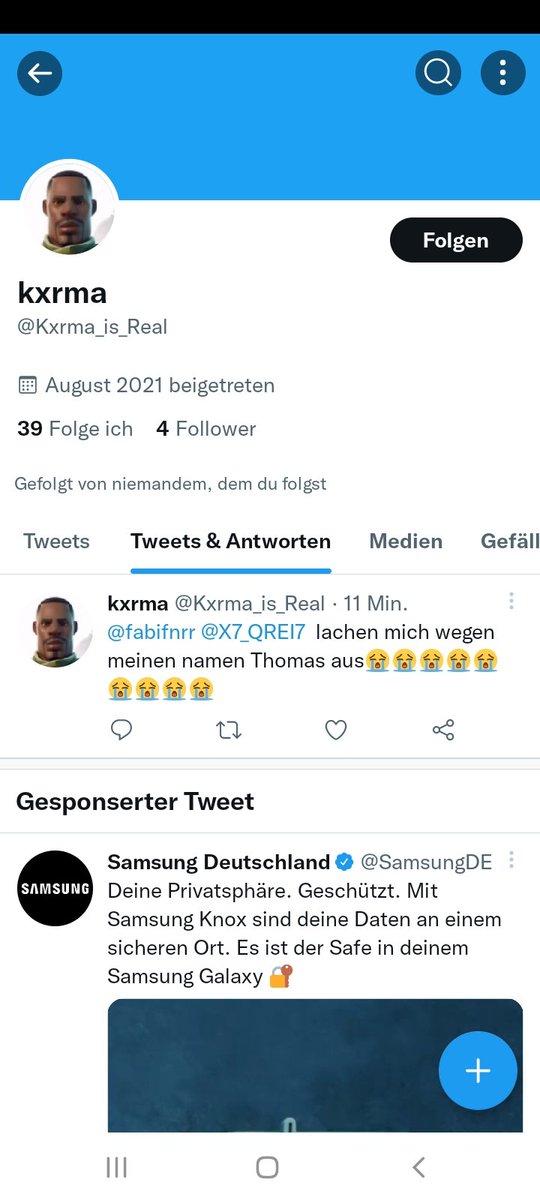 Leonfnrr's tweet photo. @Kxrma_is_Real @fabifnrr 
Immer diese Leute die tweets löschen müssen man THOMAS EH https://t.co/fLOv0PWLVo