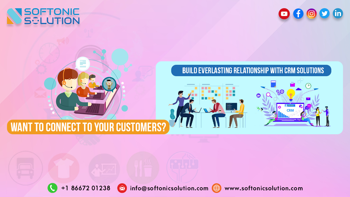 Build long-lasting relationships with your clients via CRM and create the difference for your business.
 
Call: +1-8667201238 or visit: softonicsolution.com

#crm #erp #business #software #marketing #sales #technology #salesforce #crmsoftware