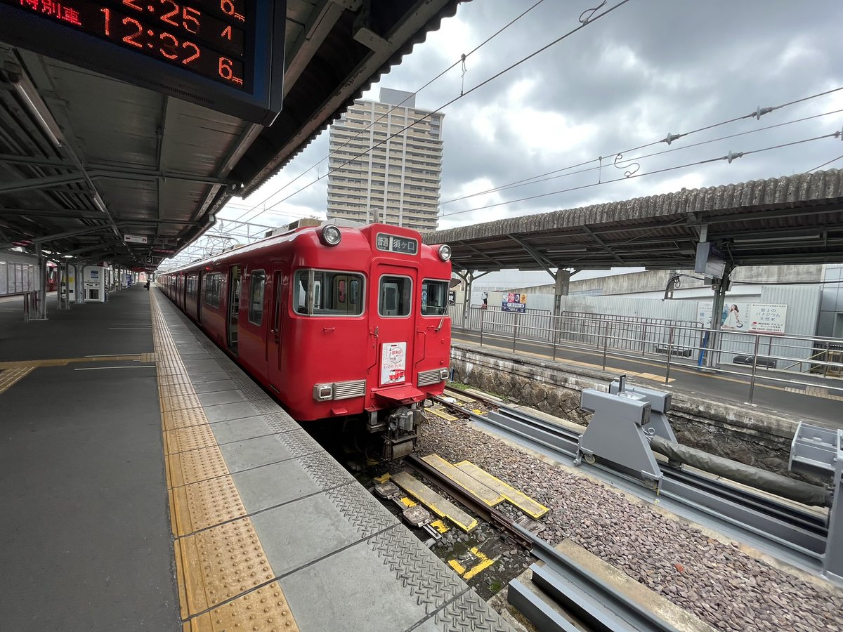 yororailwayfan's tweet photo. 名鉄6000系 6006fって運用離脱したの? つい最近、普通須ヶ口行きとかで見てたのに… #名鉄 #名鉄電車 #6000系 #6006f #運用離脱? https://t.co/L4l7JSUMSL