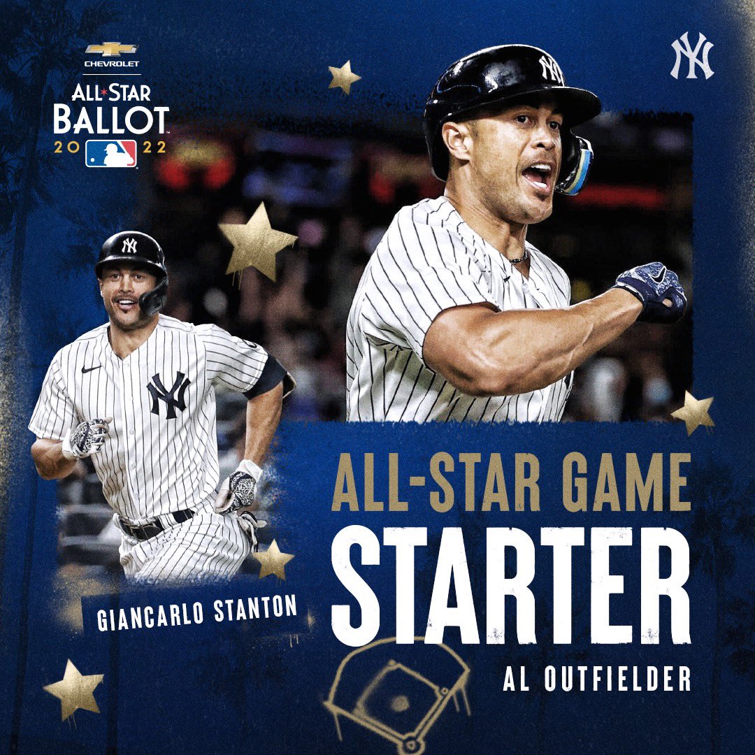 New York Yankees on X: City of S̶t̶a̶r̶s̶ Stanton. Big G has been selected  as a starter in the midsummer classic! Congrats, @Giancarlo818 👏   / X