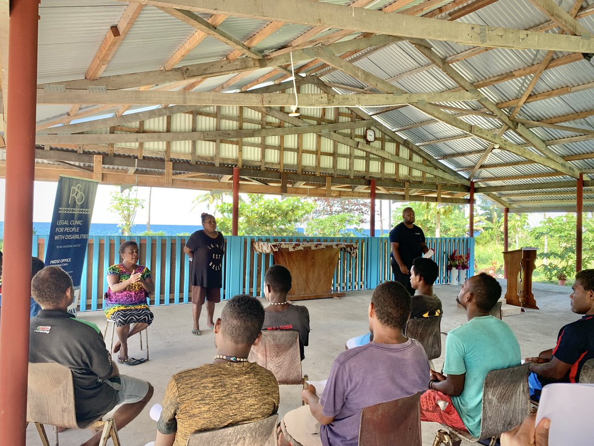 KKaekesa's tweet photo. Inclusive justice 🟰 Access to justice. 
People With Disabilities 🇸🇧 (PWDSI) partnered with #PSO &amp; @UNDP_Solomons A2J Project to deliver legal awareness @ San Isidro Care Centre. #SDG10 #SDG16

Supported by @AusHCSols https://t.co/8d5AMzv80o