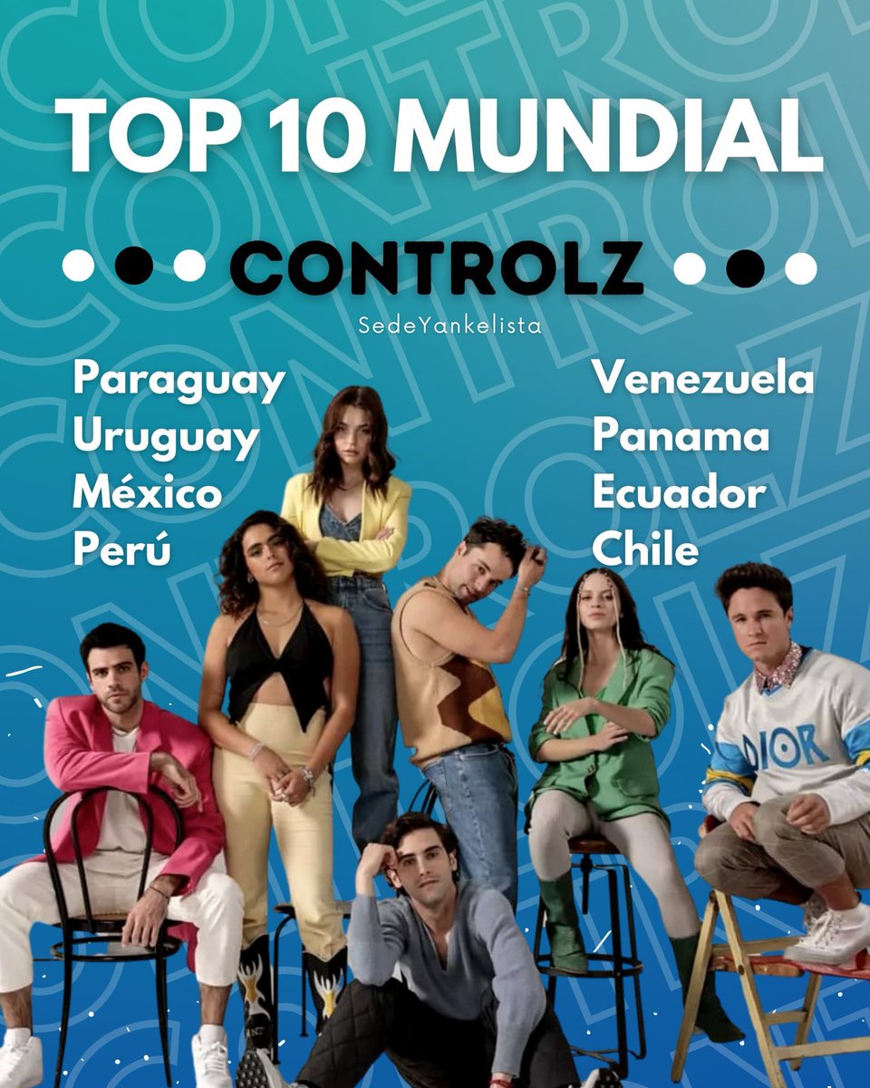 SedeYankelista's tweet photo. 📢| #INFO: Actualmente "Control Z" se encuentra en el Top 05 de las series más vistas de Netflix.

—Esta en tendencias al rededor de 40 países. Los principales: México, Paraguay, Uruguay, Panamá, República Dominicana, Perú, Chile, Ecuador. https://t.co/xRLwvK6sxX