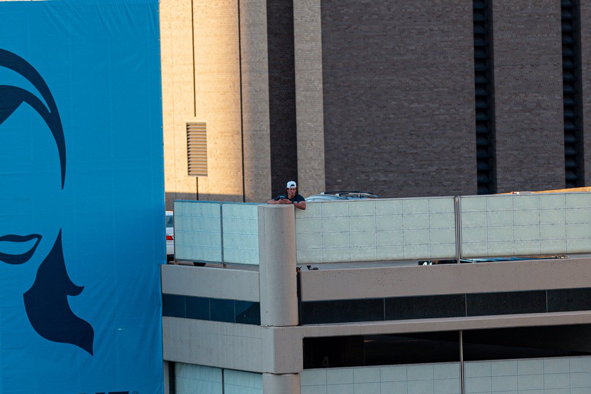 CleGuardians's tweet photo. On August 22, 2020, when Triston McKenzie was making his Major League debut, Nolan Jones watched from atop a parking garage.

Today, Triston gets to watch his friend and now teammate make his Major League debut from the dugout.

Welcome to the Show, @Nolan_Jones10.

#ForTheLand https://t.co/422HuPBvGF