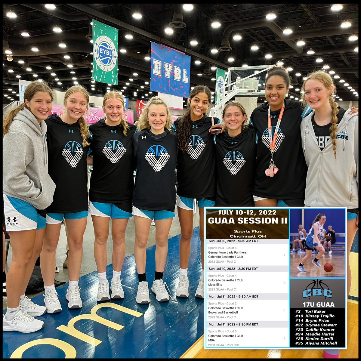 Thank you <a href="/TFNsRun4Roses/">TFN's Run 4 Roses</a> for a great tournament! Excited to next compete in Sneaker Wars with my teammates before heading to Cincinnati for <a href="/UANextGHoops/">Girls UAA</a>, SessionII! Schedule can be found below!