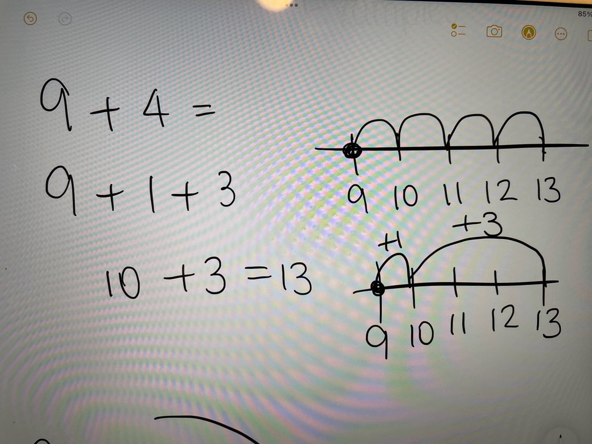 bew24bew's tweet photo. Created worked examples for 1st graders in BOY for making tens. Also thought about how to explicitly teach making ten w/ number strings. I'd love any feedback or other ideas on how to start this work with 1st graders. @LauraAndKarina @MelAGCampbell @AmandaG49691932 https://t.co/fvUd0yzS3v