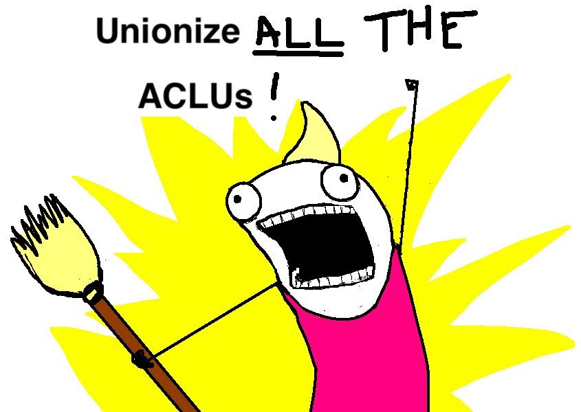 Congratulations <a href="/aclutx_united/">ACLU of Texas Staff United</a>! 

With excitement and determination, LET'S TAP THE DAMN SIGN.