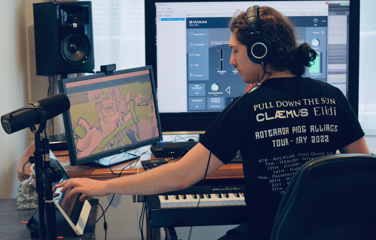 So grateful to be able to do game audio full-time - taking projects remotely from anywhere in the world! 🎹🎮🙌
#GameAudio #IndieGameDev #SoundDesign #VGM #gamemusic #musicproduction